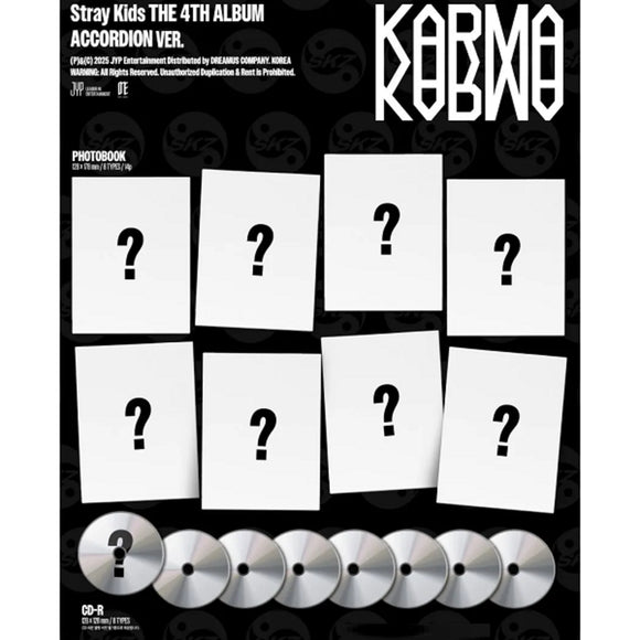 Stray Kids The 4th Album – KARMA (ACCORDION Ver.) (Random) (FANS Gift)