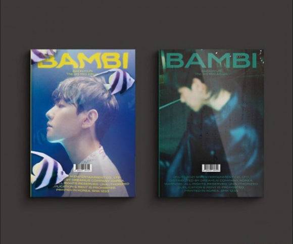 BAEK HYUN Mini Album Vol. 3 - Bambi (PhotoBook Ver.) (Random)
