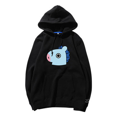 Design Bt21 Logo Hoodie BTS Taehyung/김태형, BT21 Tata Mic Design